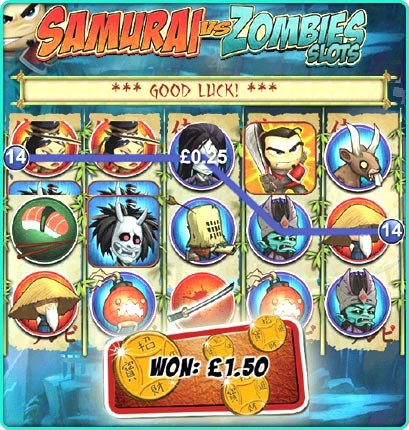 Samurai vs Zombies Slots