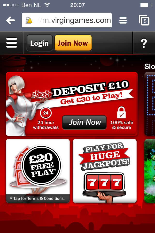 download the new version for ipod Virgin Casino