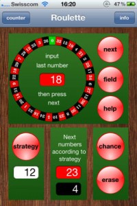 French Roulette strategies foe iphone