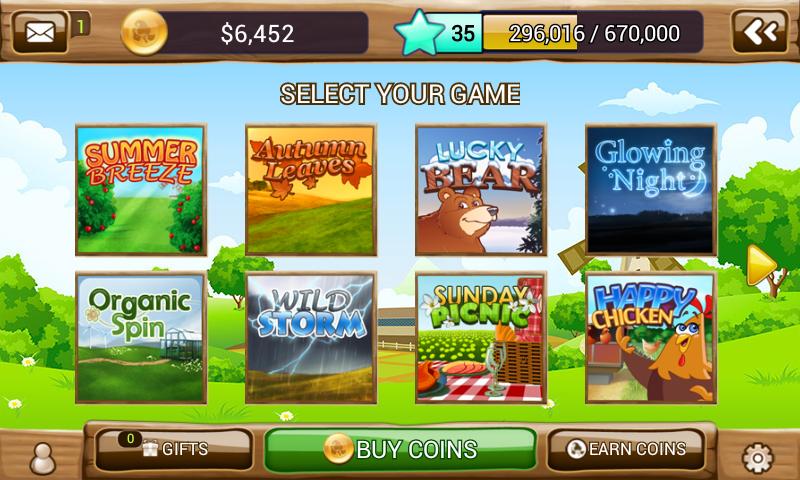 Farm Casino lobby screenshot