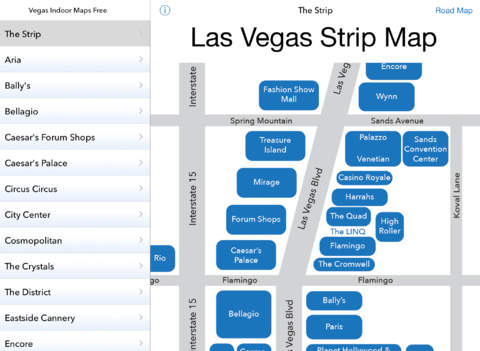 Las Vegas mapp