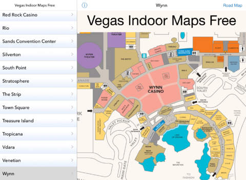 Vegas Indoor maps app