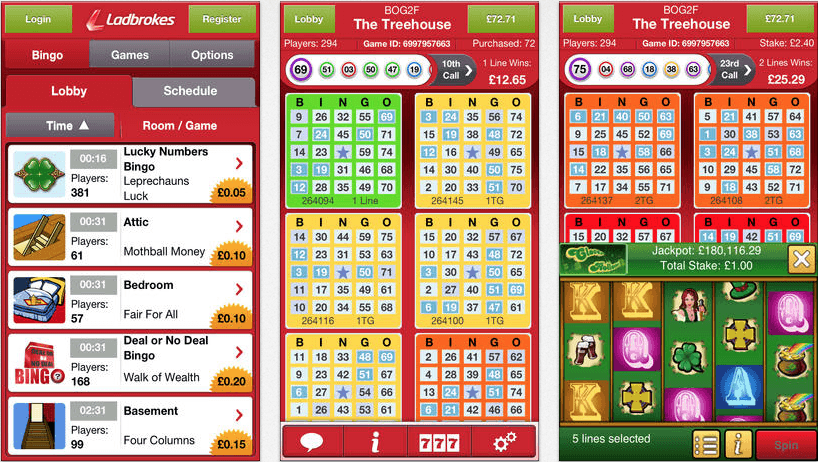 Ladbrokes bingo app ios and android
