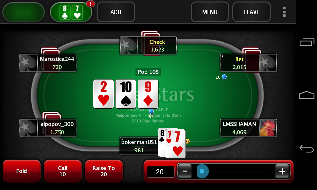Pokerstars Poker App 2
